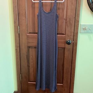 Z Supply Maxi Dress, Navy & White, Small